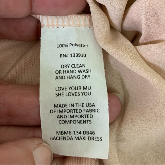 Show Me Your Mumu Hacienda Maxi Dress Dusty Blush - Picture 9 of 10